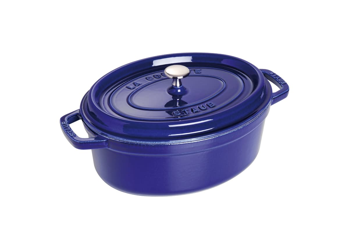 STAUB Cacerola/Cocotte de Hierro Fundido Ovalada, 17 cm, 1 L, Gris grafito — view 46