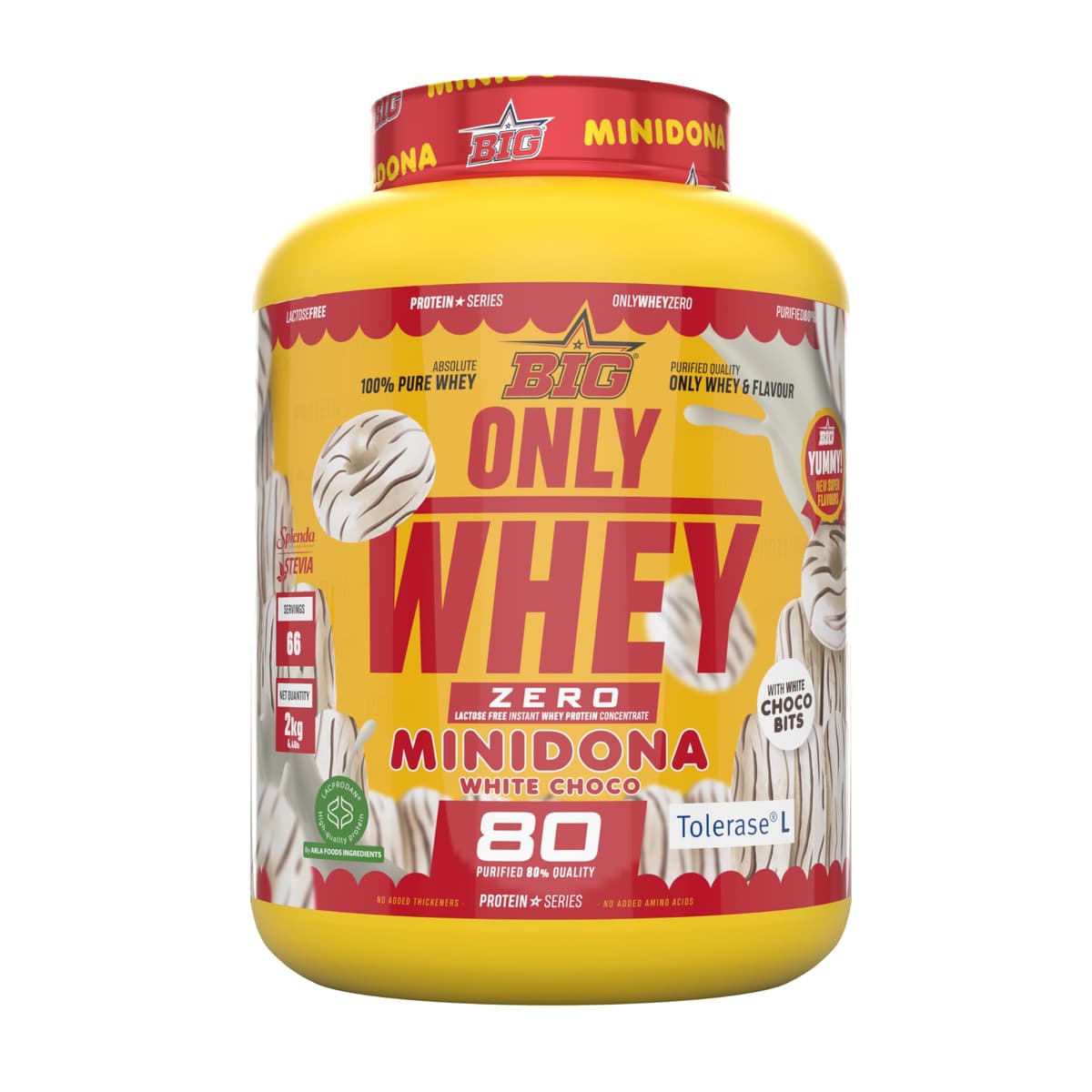 BIG - Proteinas Whey - Proteina en Polvo para Desarrollo de Masa Muscular y Recuperación - Materia Prima Premium - Whey Protein Sin Lactosa, Sin Azúcar, Sin Grumos (1Kg, Cacaolat) — view 39