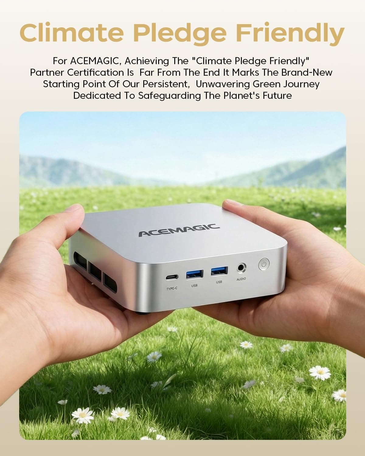 ACEMAGIC K1 Mini PC Windows 11 Pro, Intel Core 12600H (Beat 12450H up to 4.5 GHz) Mini Computers, 16GB DDR4 RAM 512GB SSD Triple 4K Display Desktop Micro Small Pc with BT5.2/WiFi6/HDMI/USB3.2 — view 4