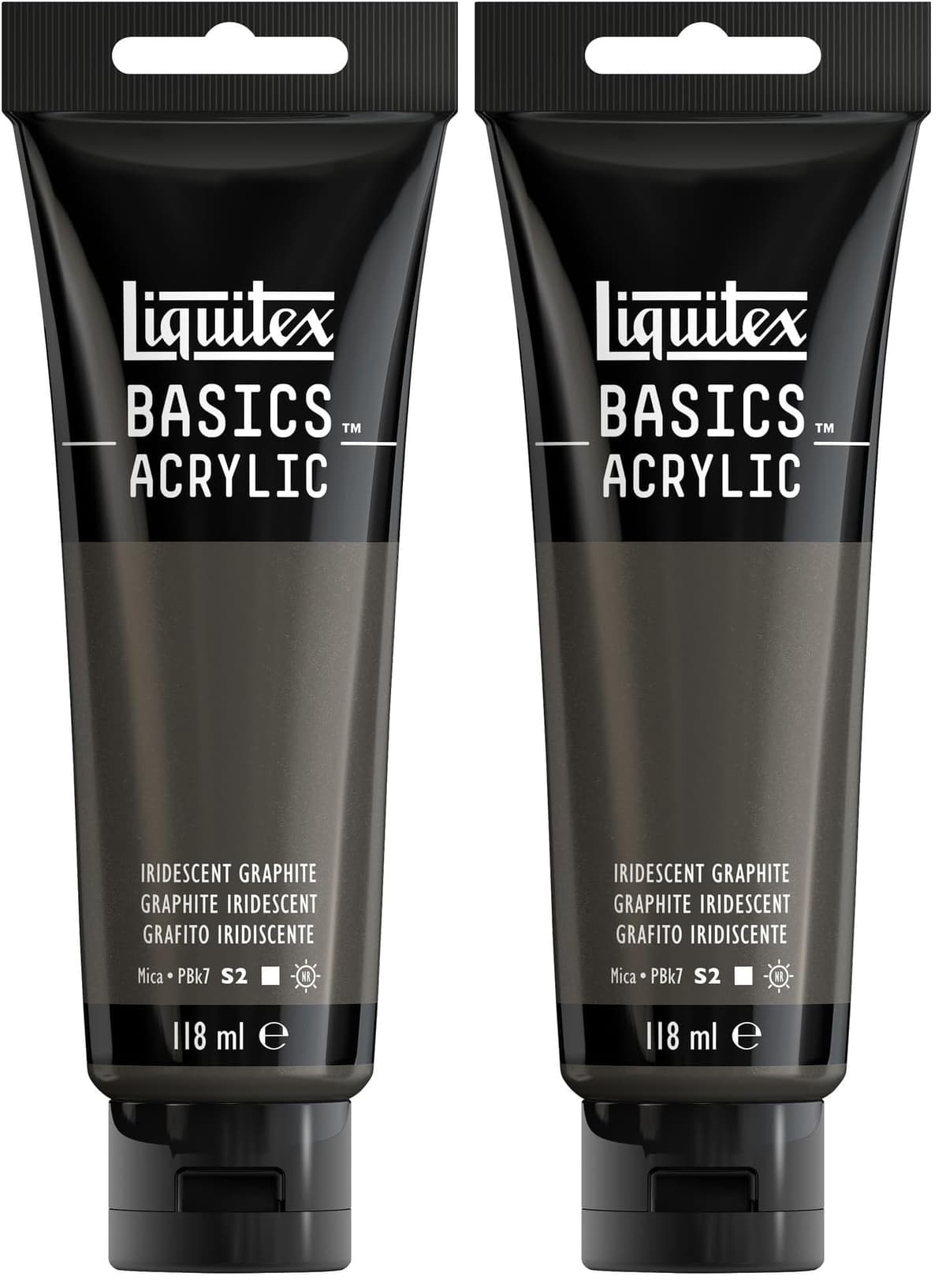 LIQUITEX Basics Acrylic Paint, Mars Black, 118 ml Tube — view 145