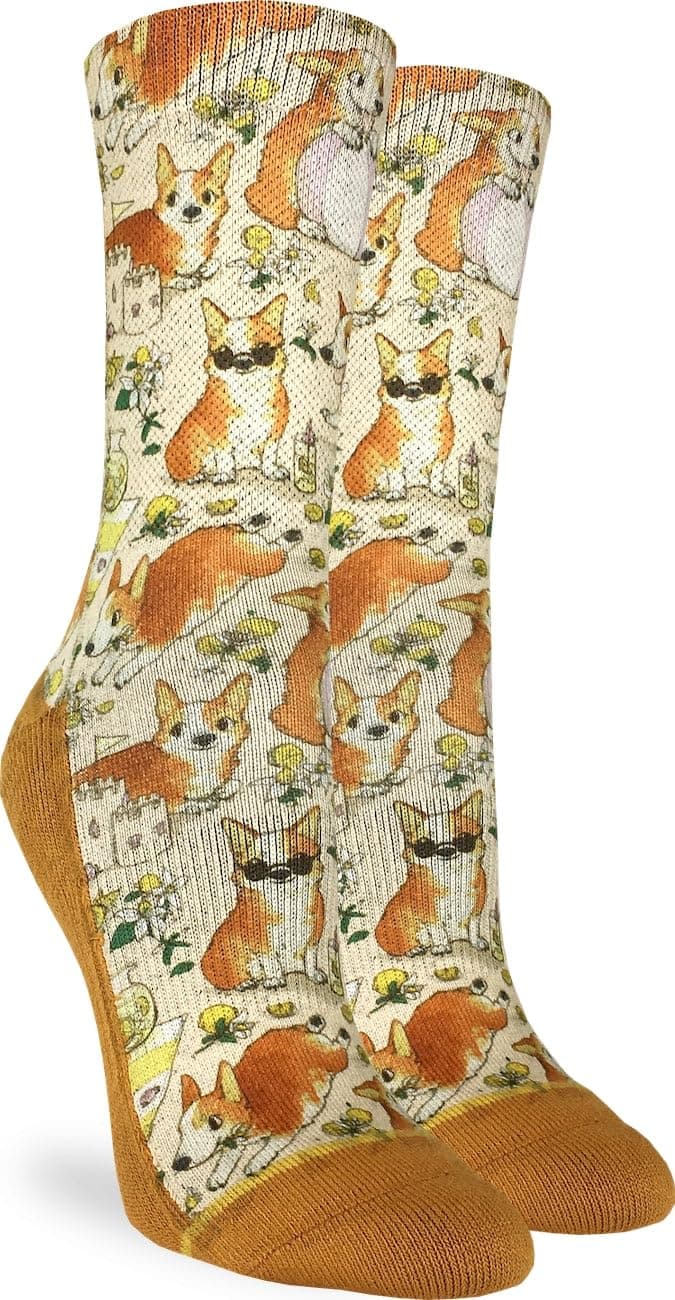 Good Luck Sock Women's Floral Dinosaurs Socks, Shoe Size 5-9 — view 242