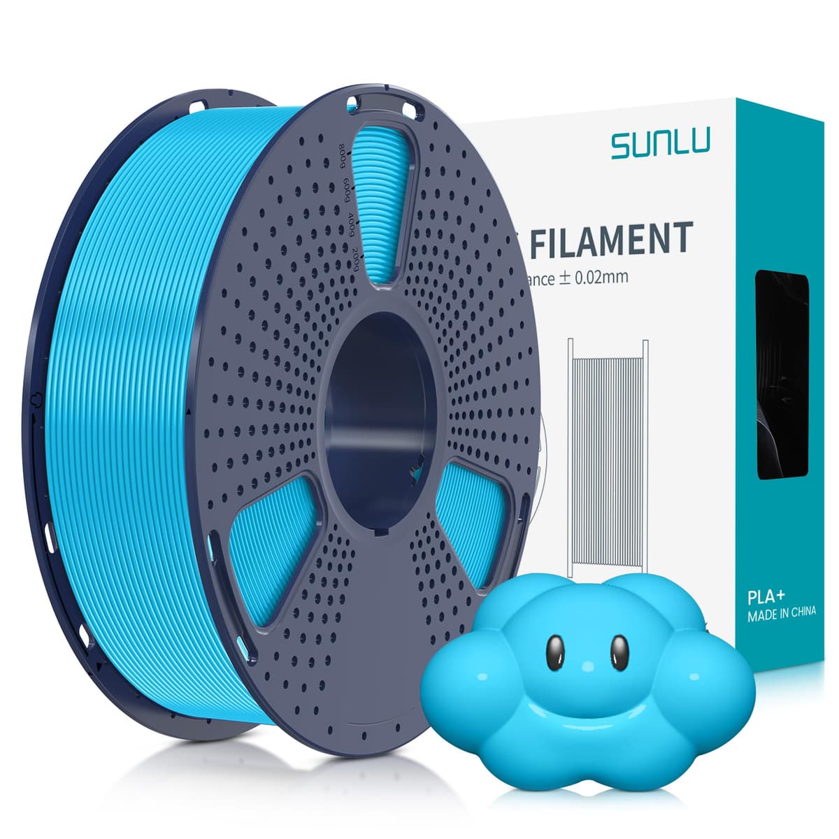 SUNLU Pack de 16 Colores Filamento PLA Plus, Filamento PLA+ Multicolor para Impresoras 3D 1.75mm, Embalado al Vacío Individualmente, 0.25kg/Bobina, Total 4kg, 16 Bobinas​ — view 50