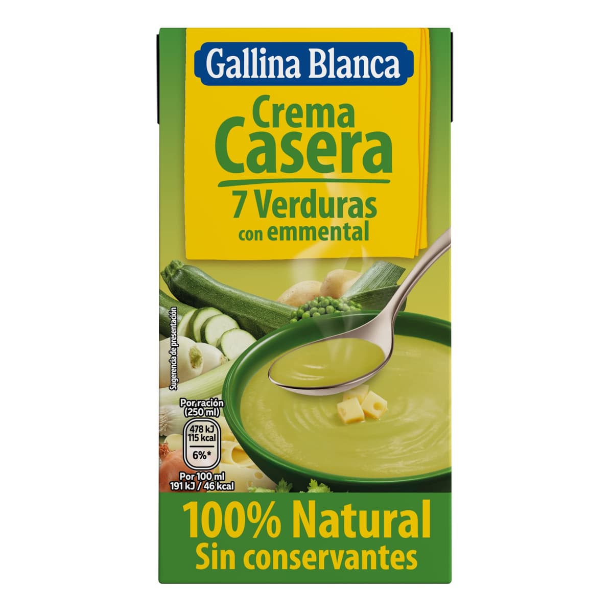 Gallina Blanca - Crema casera de verduras 500 ml — view 3