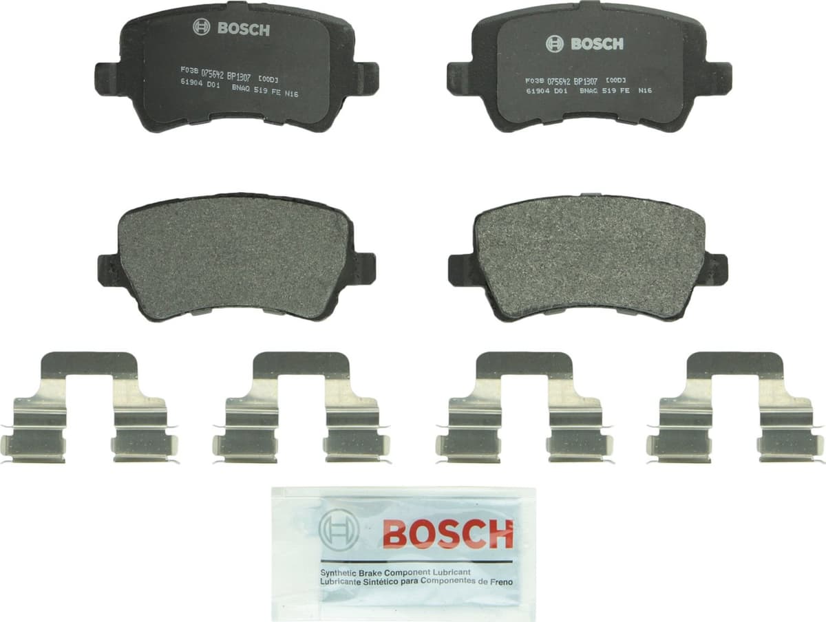 Bosch BC914 QuietCast Premium Ceramic Disc Brake Pad Set For: Acura ILX; Honda Accord, Civic, CR-V, Element, Fit, Front — view 118