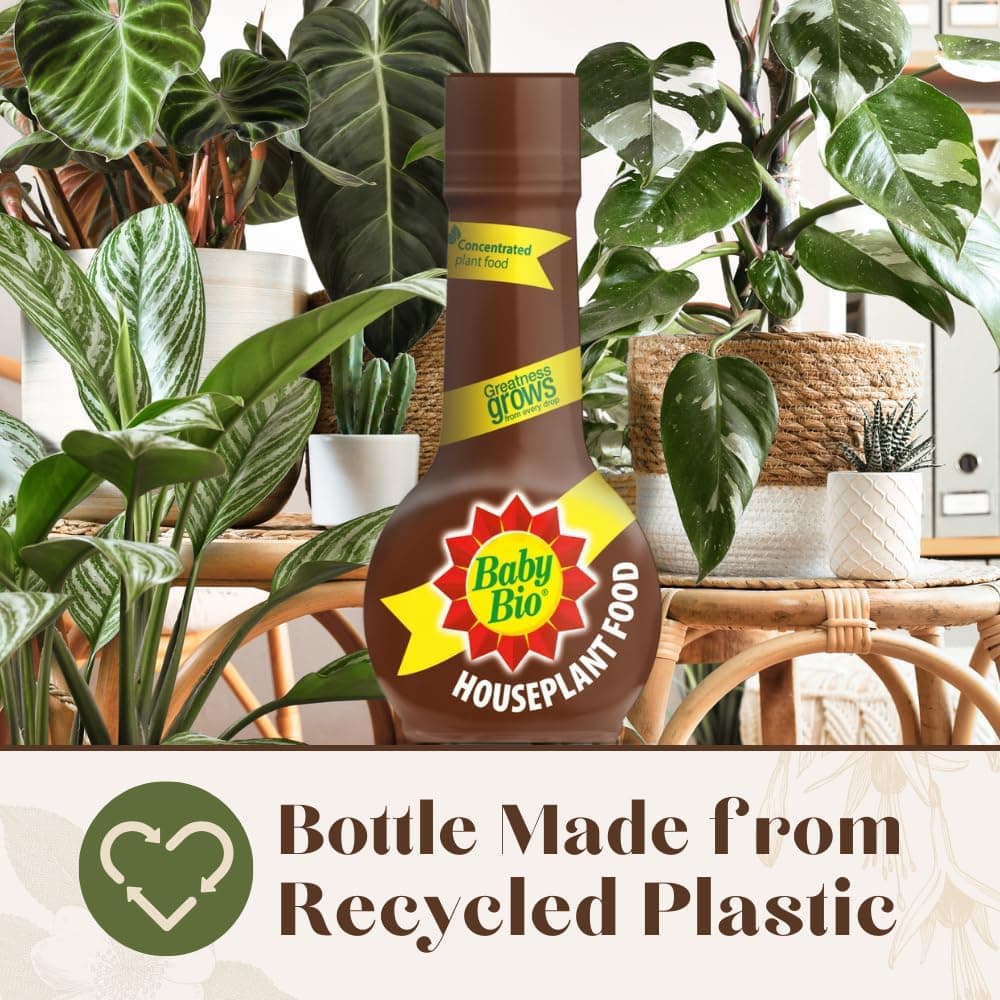 Baby Bio Houseplant Food, 175ml- Fertiliser for Growing Vibrant and Healthy Plants - Easy To Use House Plant Care - Concentrate Plant Food - Indoor Use Plant Nutrition — view 4