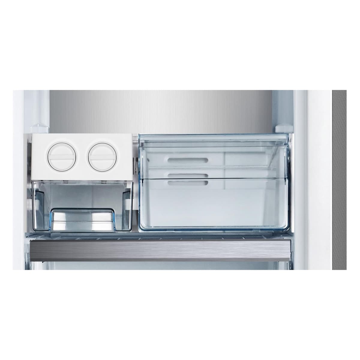 Teknix TH60TNFX 60cm Freestanding Tall Freezer - 274L Capacity - Frost Free - Suitable for Outbuildings - Metal Tech Cooling - Stainless Steel, H185.5 x W59.5 x D65.1 (cm) — view 3