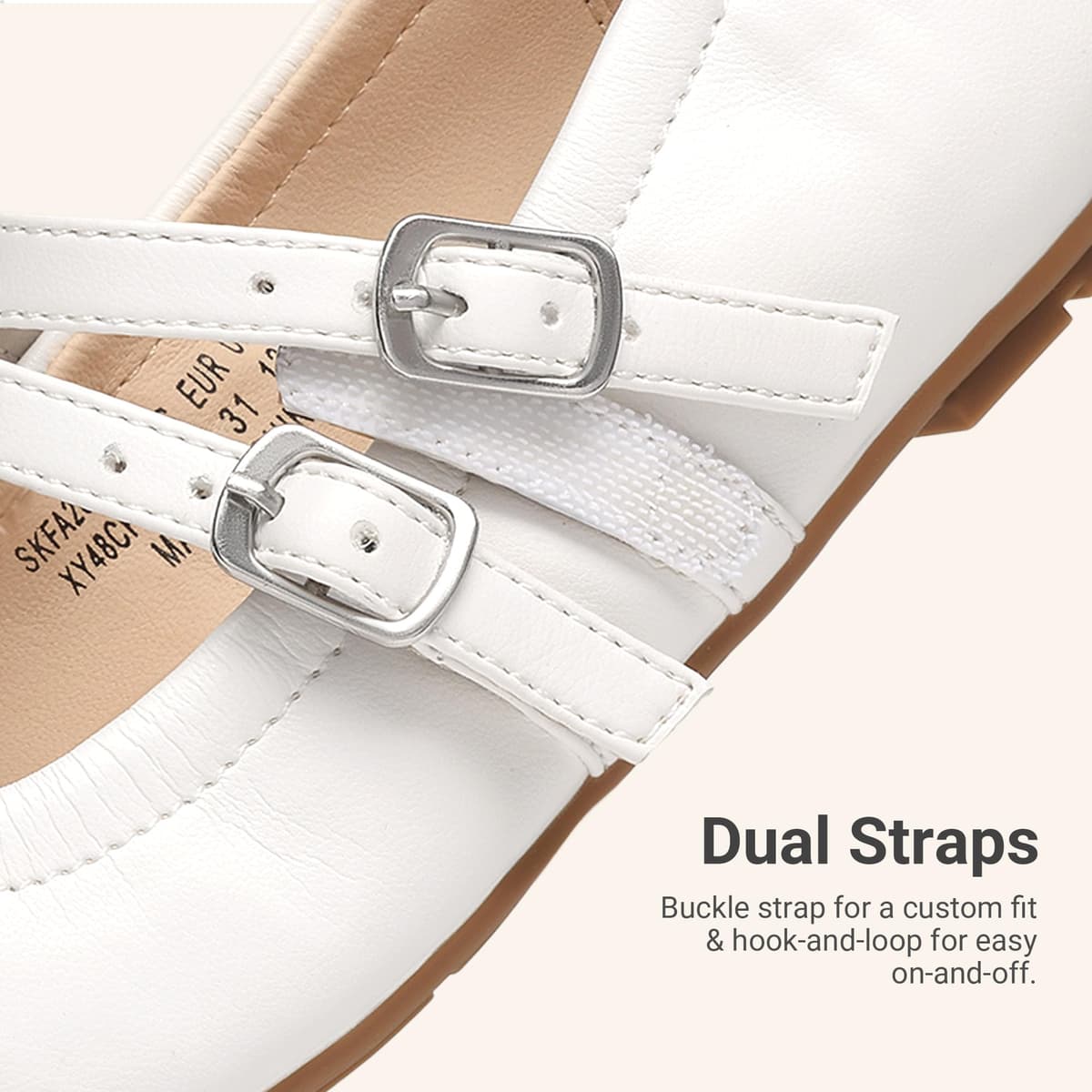 DREAM PAIRS Zapatos de vestir para niñas, zapatos de ballet Mary Jane para bodas y fiestas — view 6