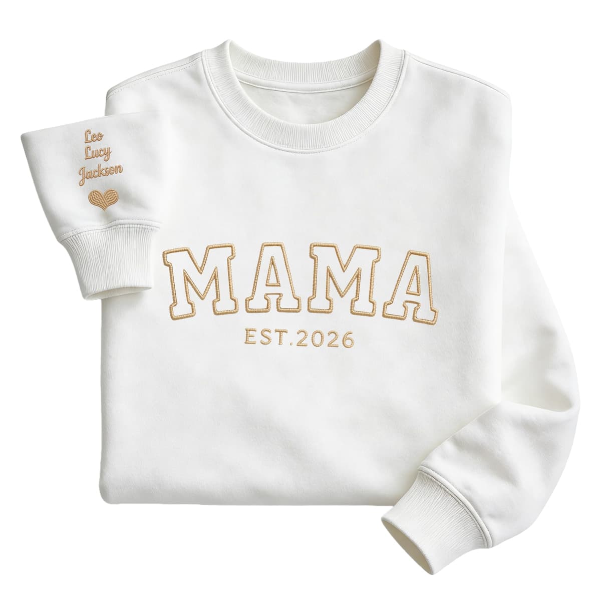 Sudadera Bordada Personalizada para Mamá, Sudadera Bordada Mama Personalizadas, Sudaderas con Capucha Personalizadas Bordadas, Regalos Hoodie para Nueva Mamá, Día de la Madre, Cumpleaños — view 9
