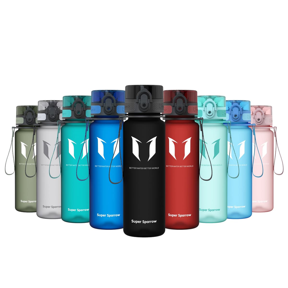 Super Sparrow Botella de Agua Deportiva -350ml & 500ml & 750ml & 1000ml - Sin BPA — view 50