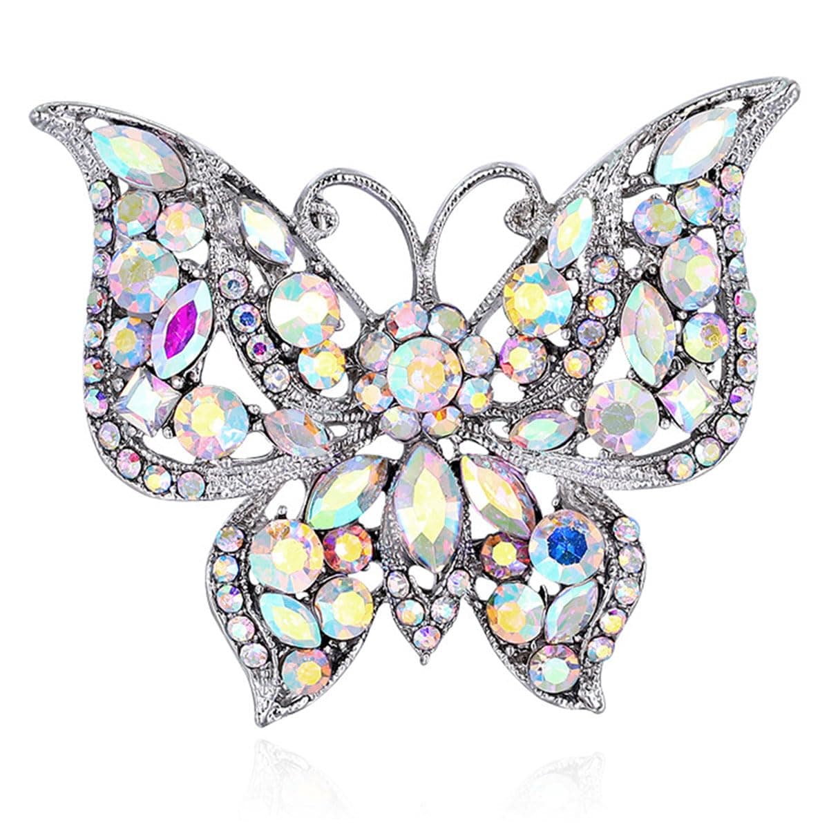 FAIRYGATE Anti Exposure Fixed Brooches Women Unisex Vintage Rhinestone Office Party Brooch Pins Lapel Pin Dress Suit Accessories Boutonniere — view 8