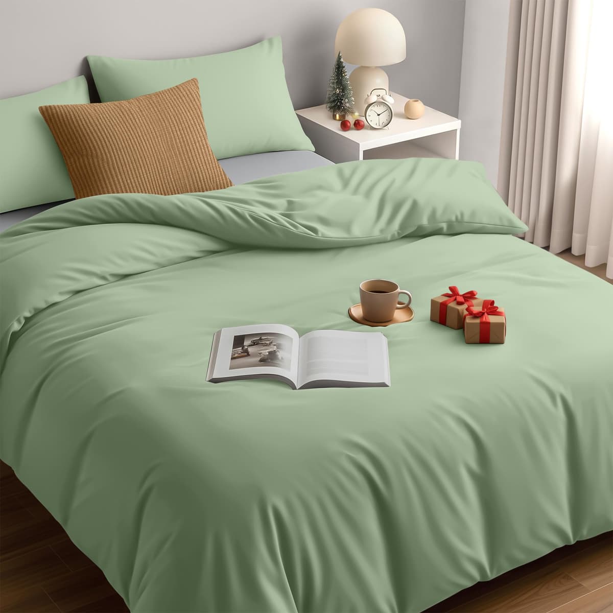 Utopia Bedding Funda Nordica Cama 180 - Microfibra Juego de Funda Nordica 240x260 cm y 2 Fundas de Almohada 65x65 cm (Blanco) — view 71