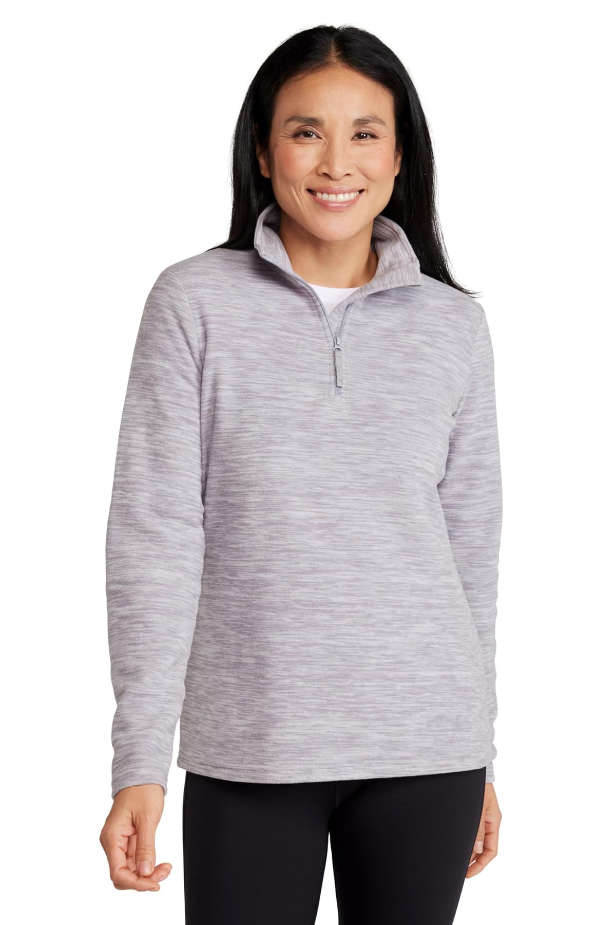 Mountain Warehouse Camber Half Zip Women's Fleece - Lightweight, Warm & Cosy Half Zip Sweatshirt - Best for Spring Summer, Camping, Outdoors, Travelling & Hiking — view 27