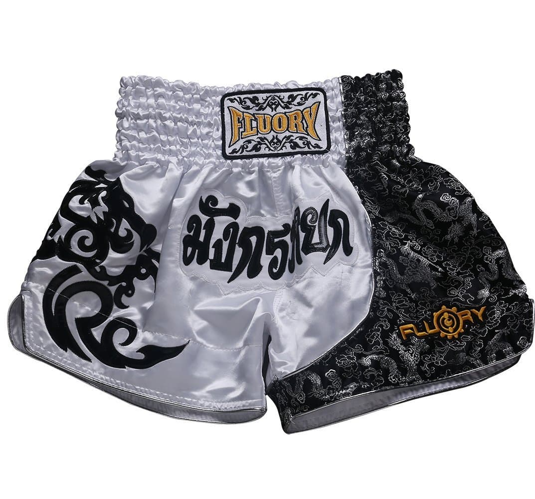 FLUORY Muay Thai Shorts, MMA Fight Shorts Ropa de Entrenamiento Jaula Lucha Grappling Artes Marciales Kickboxing Shorts Ropa — view 12