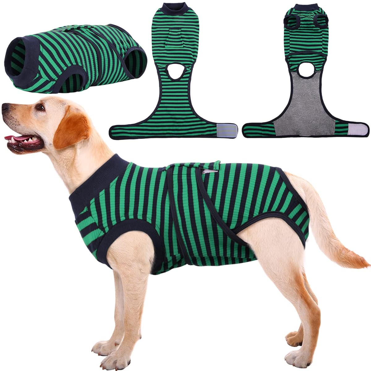 Kuoser Dog Recovery Suit Female, Dog Onesie for Surgery, Female Spay and Male Neuter Onesie for Post-Op Care, Prevent Licking Puppy Onesies — view 21