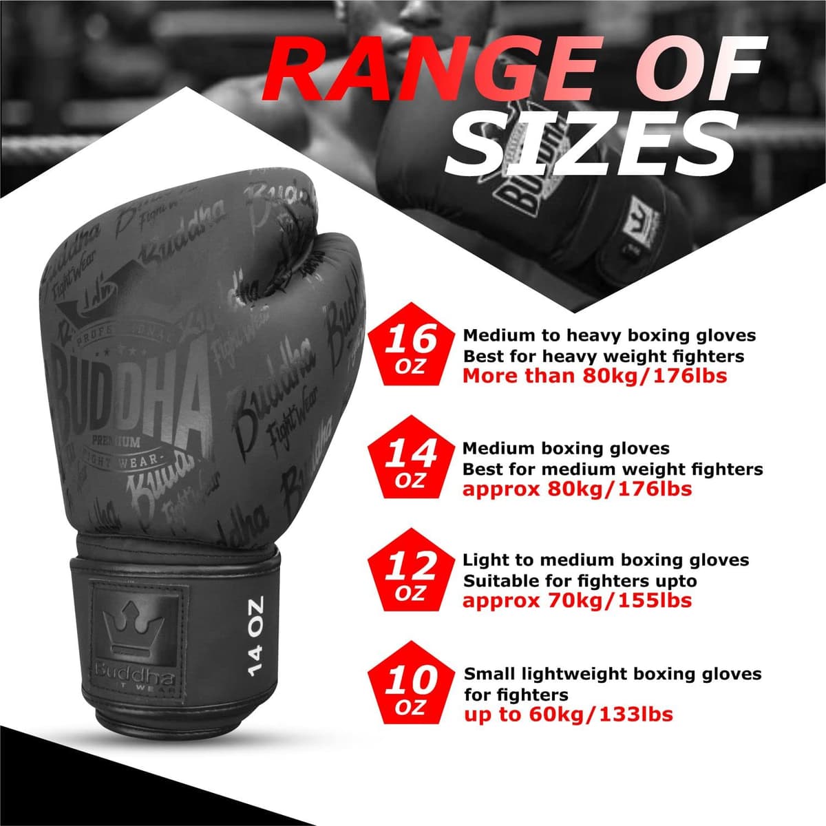 Buddha Fight Wear. Guantes de Entrenamiento y Combate — view 5