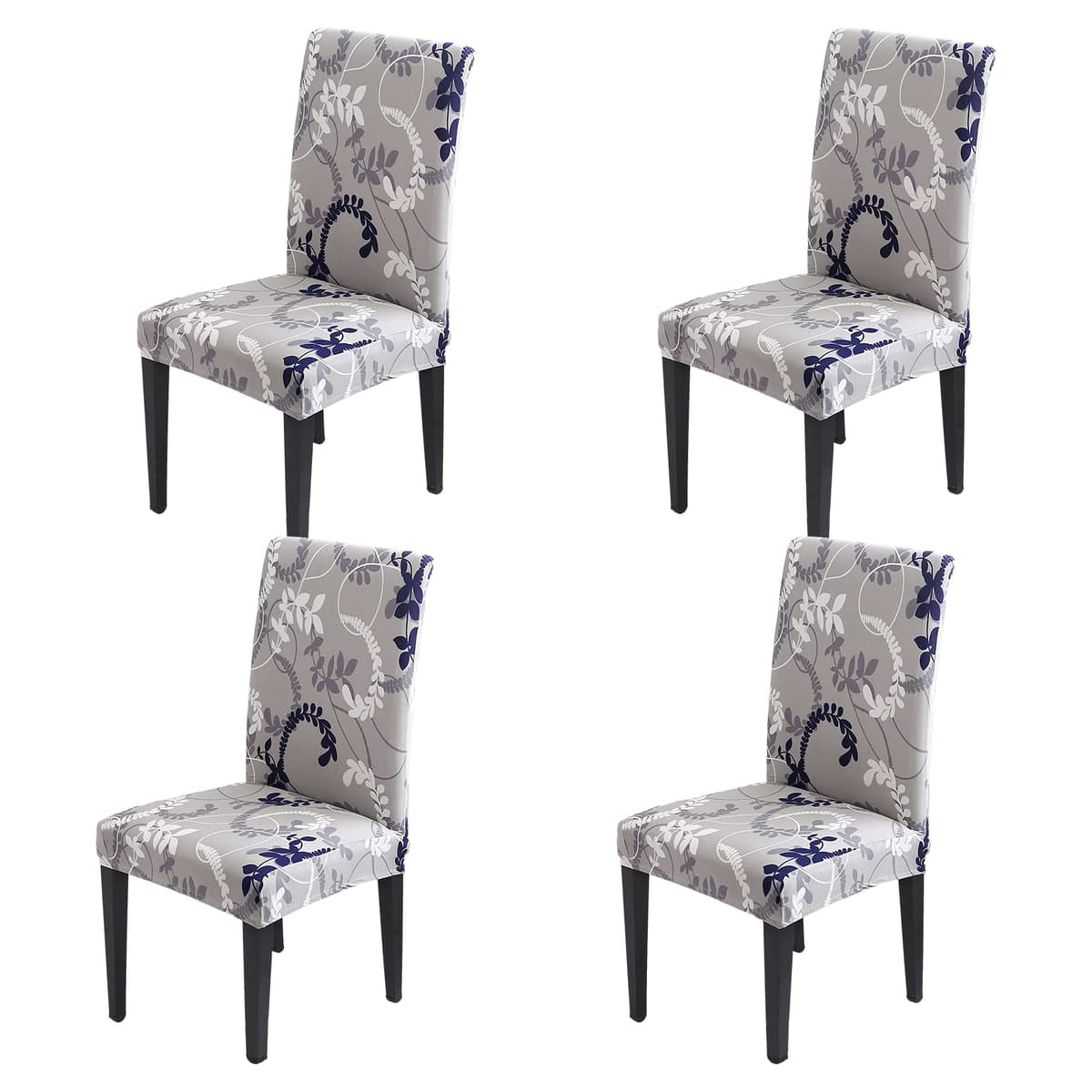 Dining Room Chair Covers Slipcovers Set of 4, Stretch Removable Washable Dining Chair Protector Decoration Cover Seat Slipcover for Hotel, Ceremony, Banquet, Kitchen, Restaurant, Home — view 41