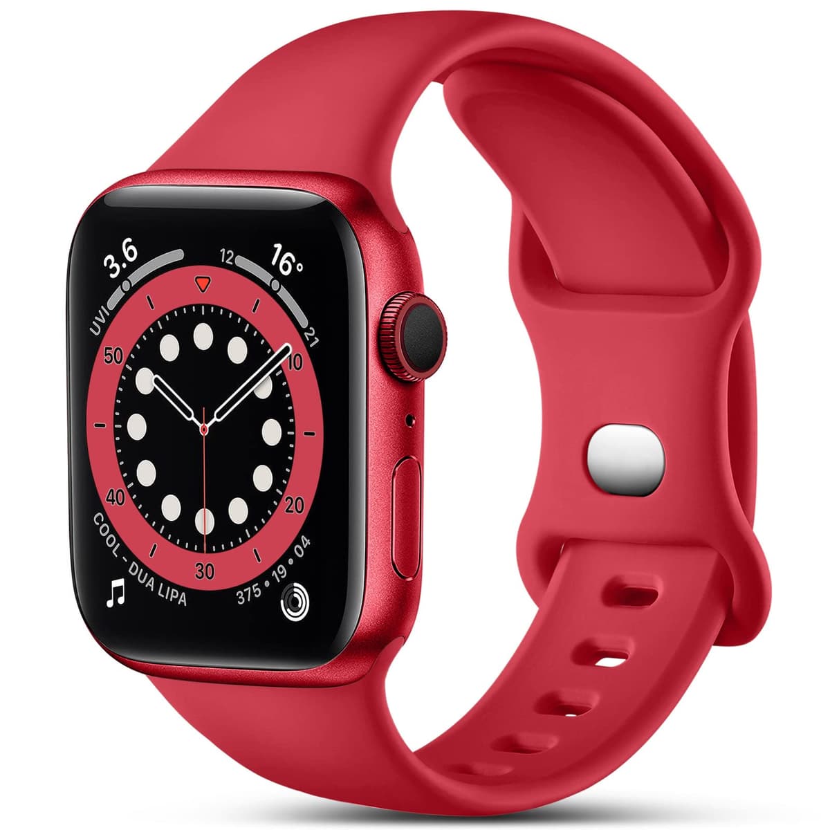 CeMiKa Compatible with Apple Watch Strap 41mm 40mm 38mm 42mm, Silicone Sport Band Replacement Straps Compatible with Apple Watch Series 11 10 9 8 7 6 5 4 3 2 1 SE SE3/iwatch Strap, Black — view 20
