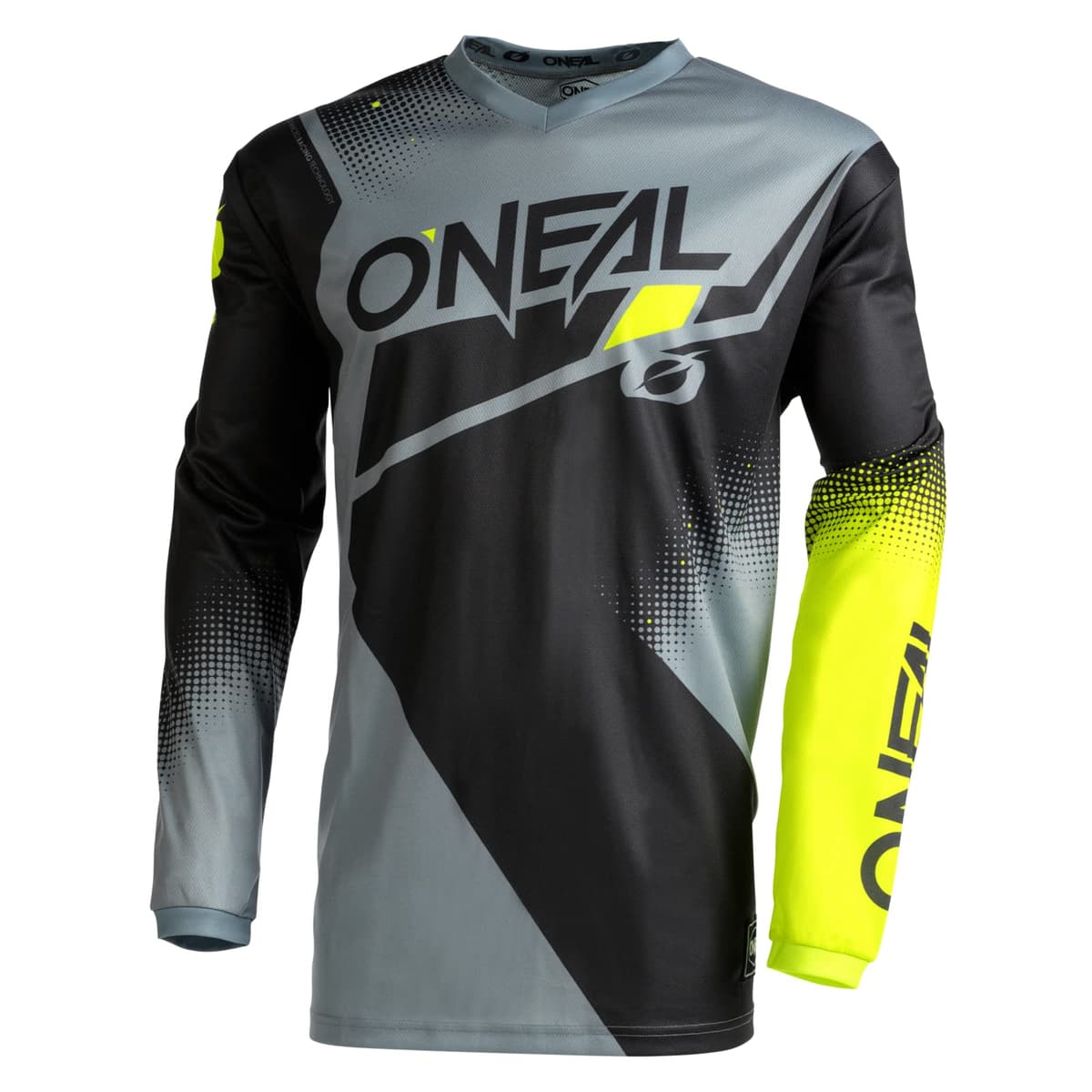 O'NEAL | Maillot de Motocross de Manga Larga | MX Enduro | Protección Acolchada en los Codos, Cuello en V, Transpirable | Maillot Element Racewear | Adulto — view 3