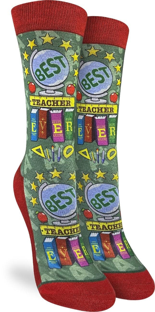 Good Luck Sock Women's Floral Dinosaurs Socks, Shoe Size 5-9 — view 161