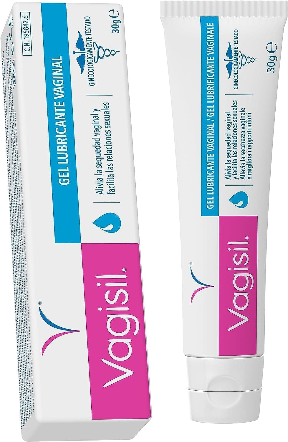 Vagisil Gel Lubricante Íntimo, Alivia la Sequedad al Instante Imitando la Lubricación Natural, Base de Agua, 30g