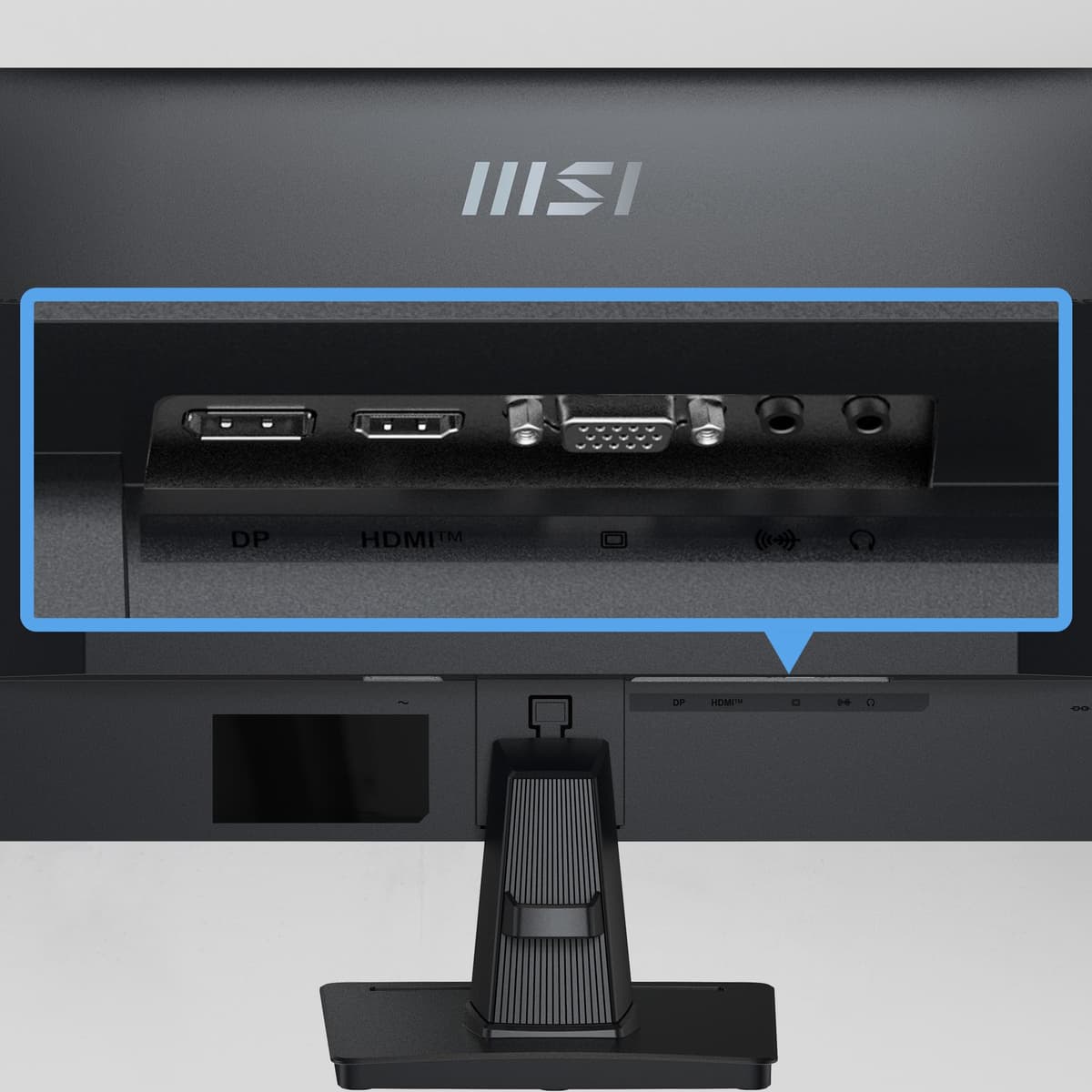 MSI PRO MP245G 23.8 Inch Full HD Office Monitor - 1920 x 1080 IPS Panel, 100 Hz, Eye-Friendly Screen, VESA Mountable, Display Kit Support, Tilt Adjustable - HDMI, DisplayPort, D-Sub (VGA) — view 2