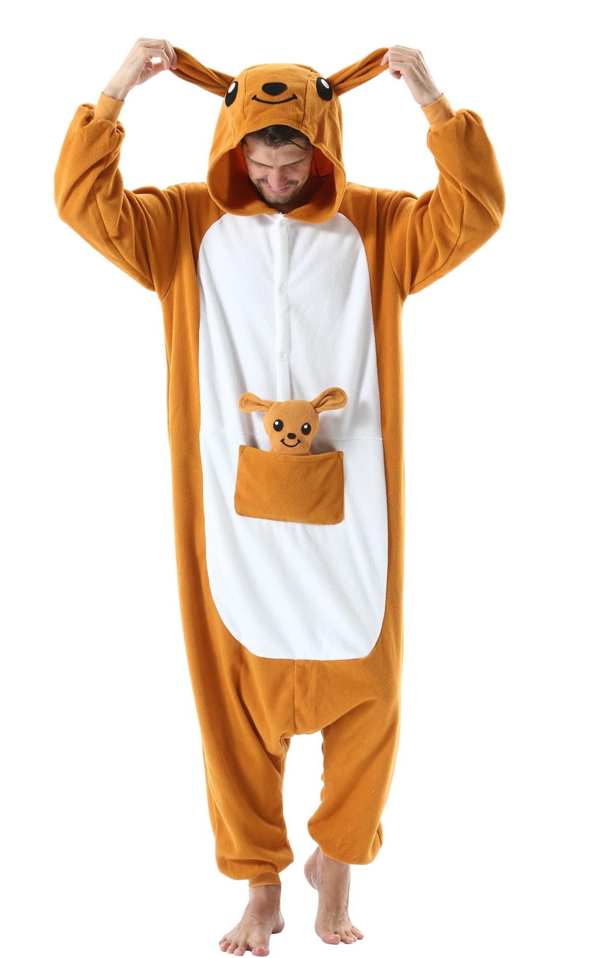 SimZoo Adulto Disfraz Pijama Unisex Pijama Kigurumi Onesie para Carnaval Halloween Cosplay Ropa de Dormir Traje de Disfraz para Navidad Festival Mujer y Hombre — view 27