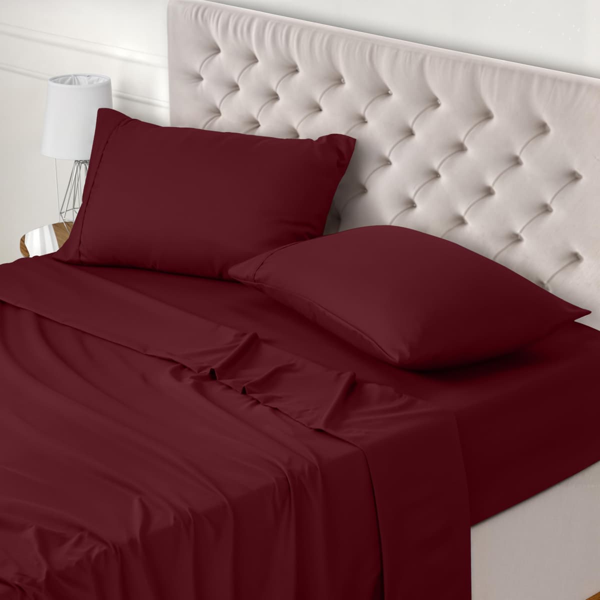 Utopia Bedding Juego de Sabanas 4 Piezas 150x200 - Poliéster Microfibra Cepillada - Oeko-Tex Certificado - Sábana Bajera, Sábana Plana y 2 Fundas de Almohada 50x75 (Cama 150, Blanco) — view 30