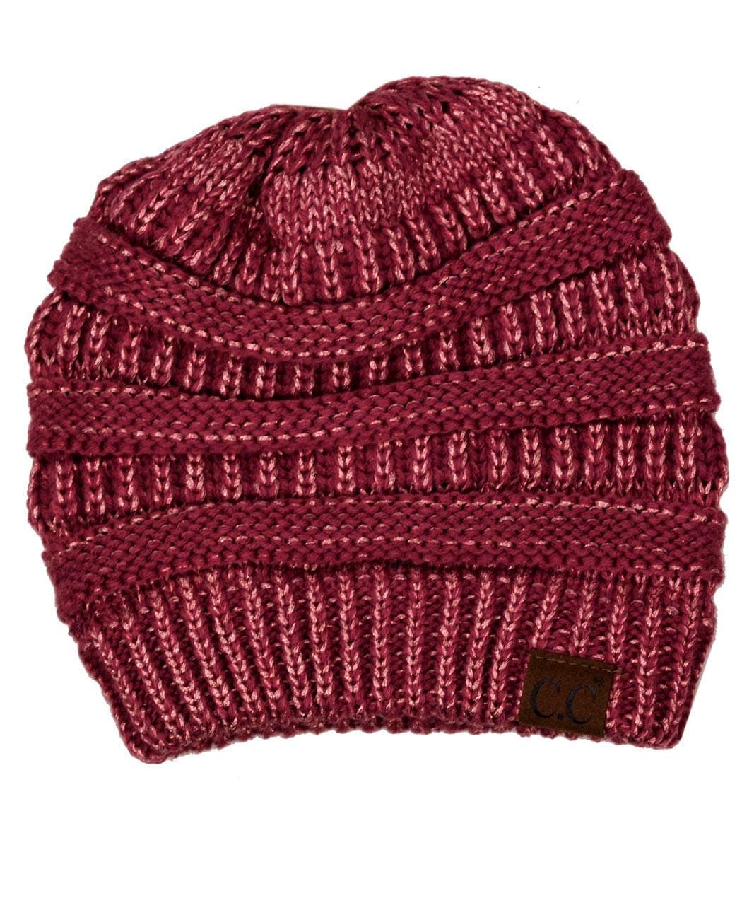 C.C Trendy Warm Chunky Soft Stretch Cable Knit Beanie Skully, Winter Mint, One Size — view 104