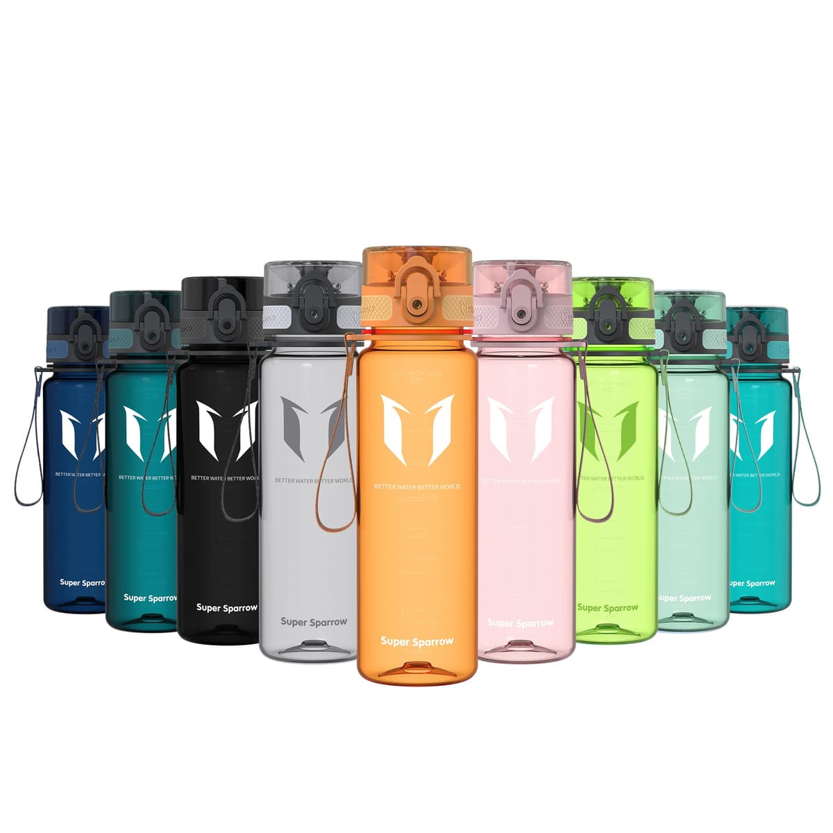 Super Sparrow Botella de Agua Deportiva -350ml & 500ml & 750ml & 1000ml - Sin BPA — view 56