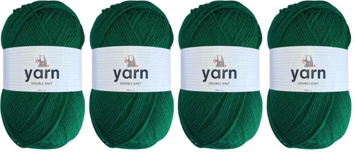 Korbond DK Beige Yarn - 100g Acrylic Wool - Lightweight, Hypoallergenic & Durable Double Knit Crochet Yarn Knitting Wool (290m Total) — view 117