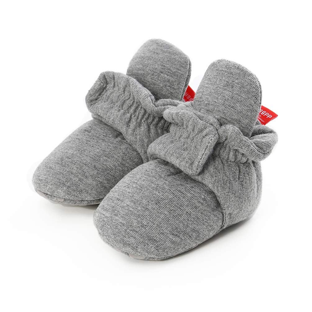 EDOTON Botas de Niño Calcetín Invierno Soft Sole Crib Raya de Caliente Boots de Algodón para Bebés