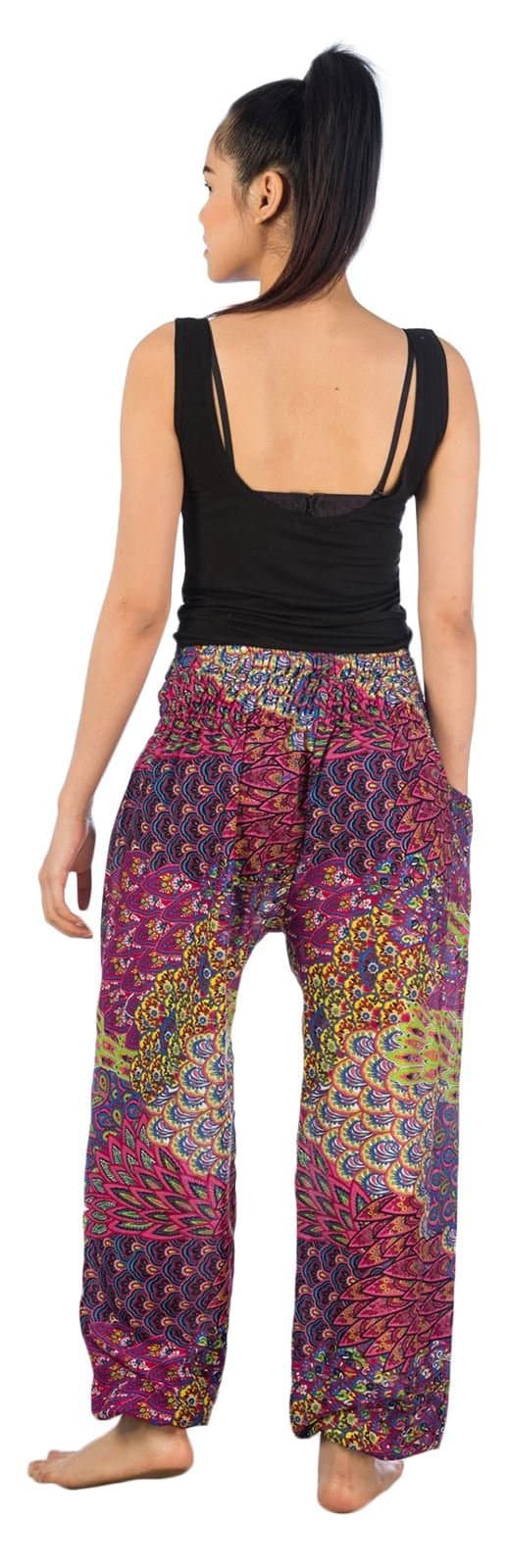 Lofbaz Harem Pants for Women Yoga Boho Hippie Clothing Womens Palazzo Bohemian Pajama Trousers Beach Indian Gypsy Genie Clothes — view 2