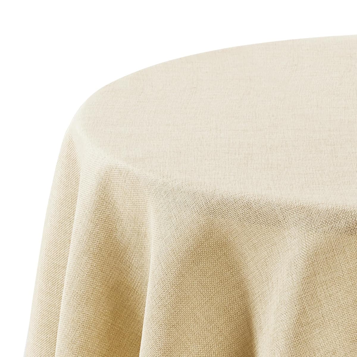 Deconovo Mantel Mesa Rectangular para Comedor Cocina o Salón Efecto Lino 130 x 200 cm Color Lino — view 8