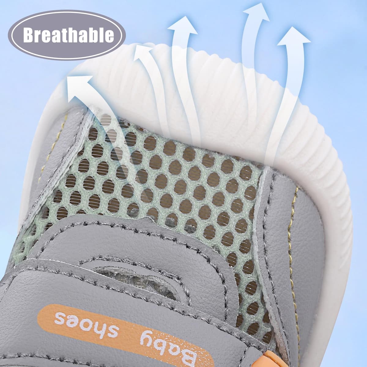 MK MATT KEELY Baby Boys Girls First Walking Shoes Toddlers Summer Breathable Anti-Slip Trainer Sneakers for Infant — view 3