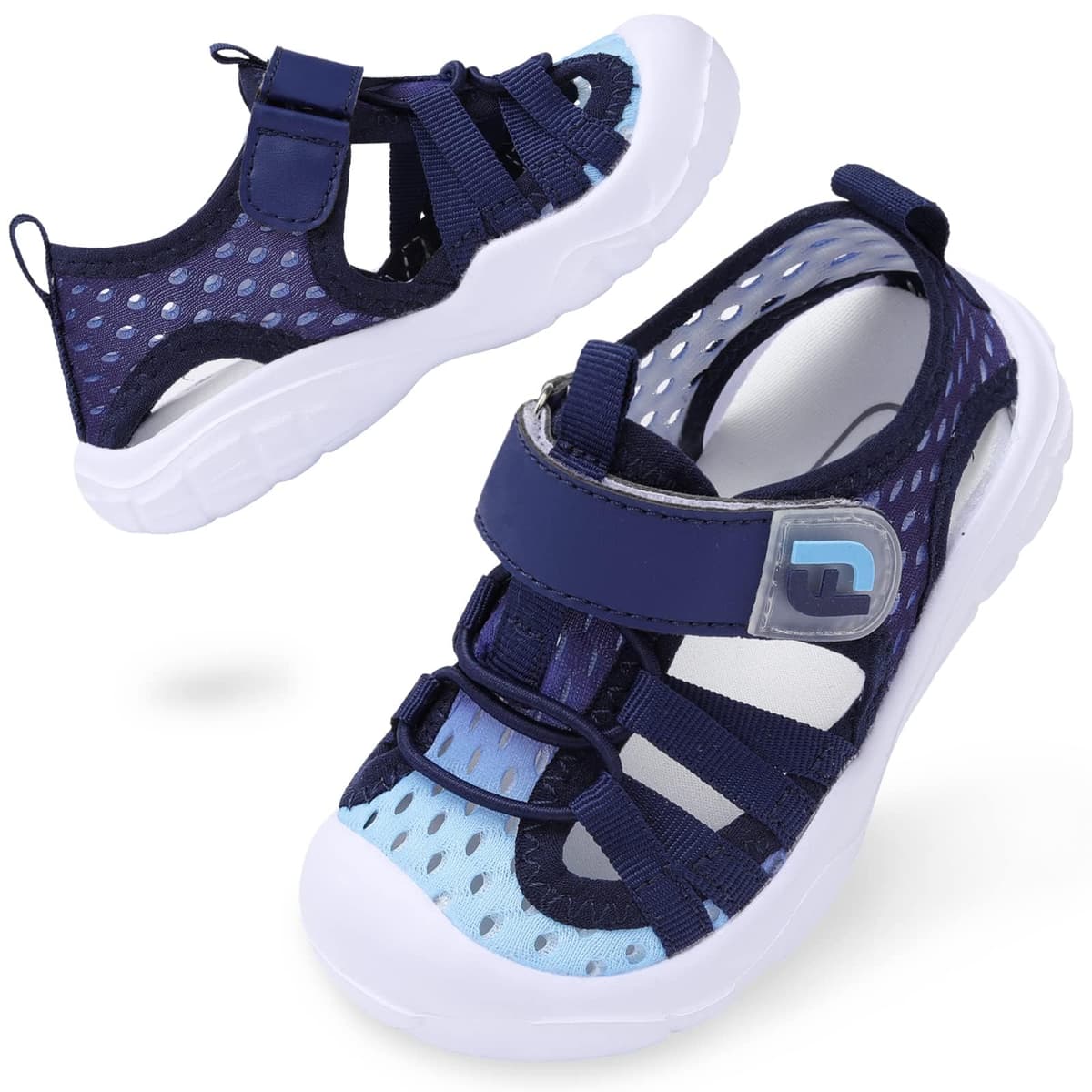 JOINFREE Toddler Boys Girls Water Shoes Breathable Qucik Dry Sport Beach Sandals Lightweight Barefoot Flexible — view 19