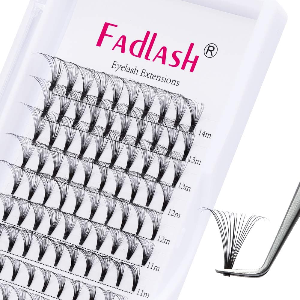 Russian Volume Lashes 16D 0.07 C Curl Mix Tray - Premade Fan Lashes (8-14mm) — view 49