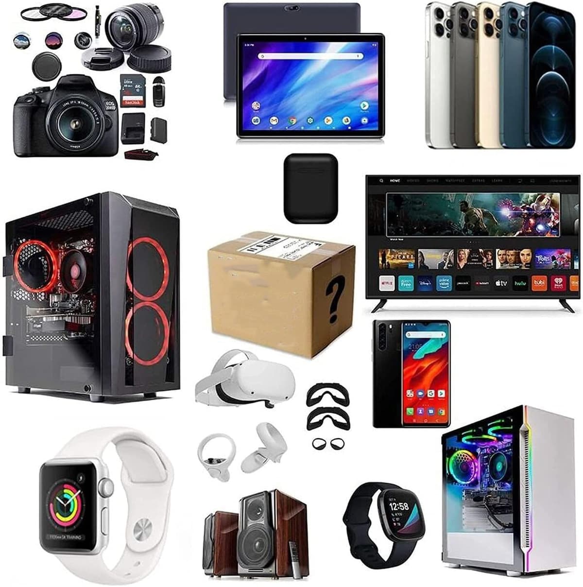 Electronics for Returns,5-40 Pieces Assortment Containing Unsold Surplus Appliances in 2025 Electronic Gift Set JUO342 — view 3
