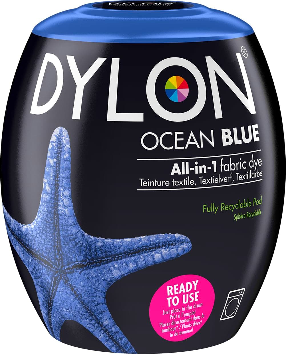 Dylon Washing Machine Fabric Dye Pod Intense Black, 350g, Packaging May Vary — view 8