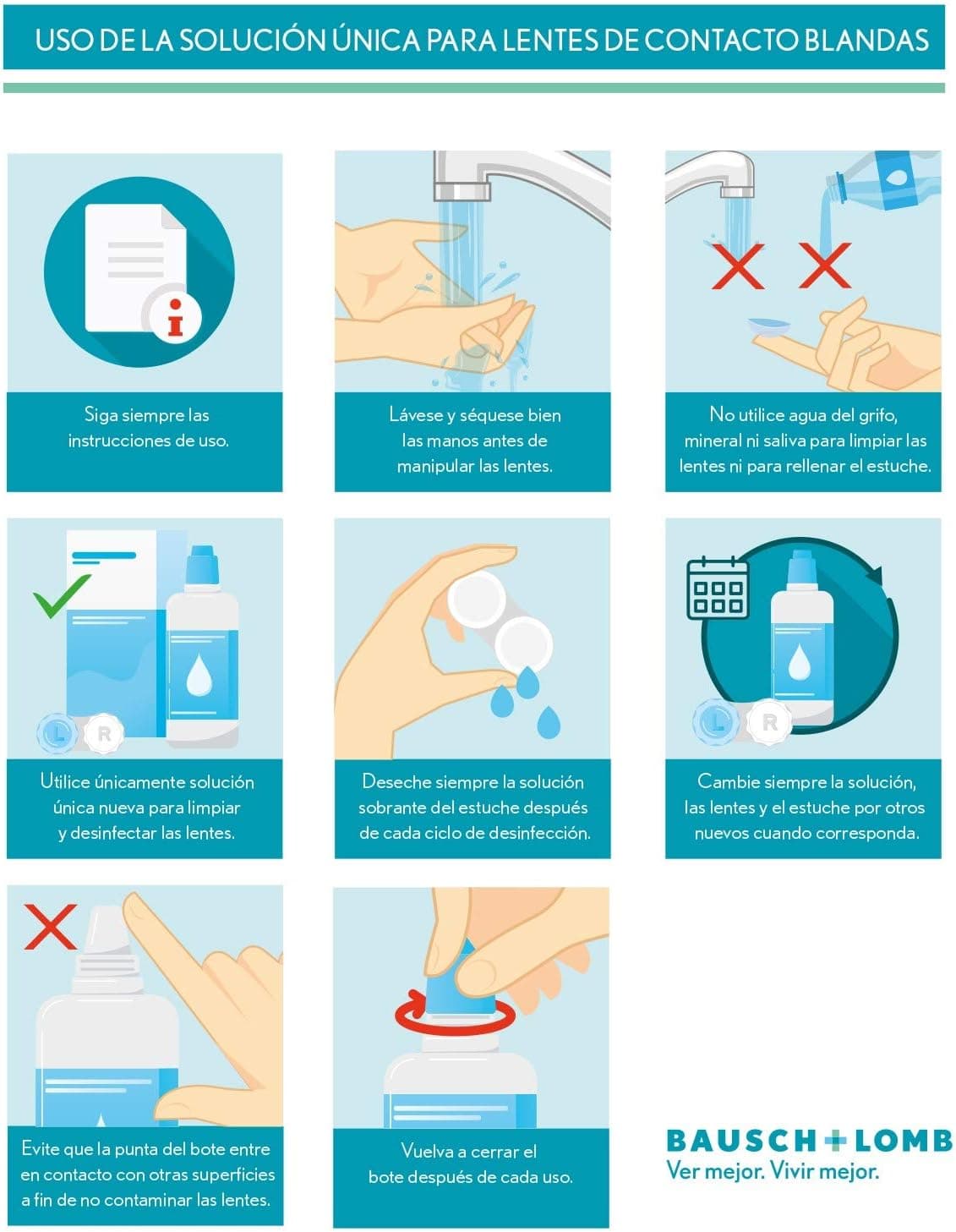 Biotrue Bausch + Lomb Single Solution 100 ml for Soft Contact Lenses — view 3