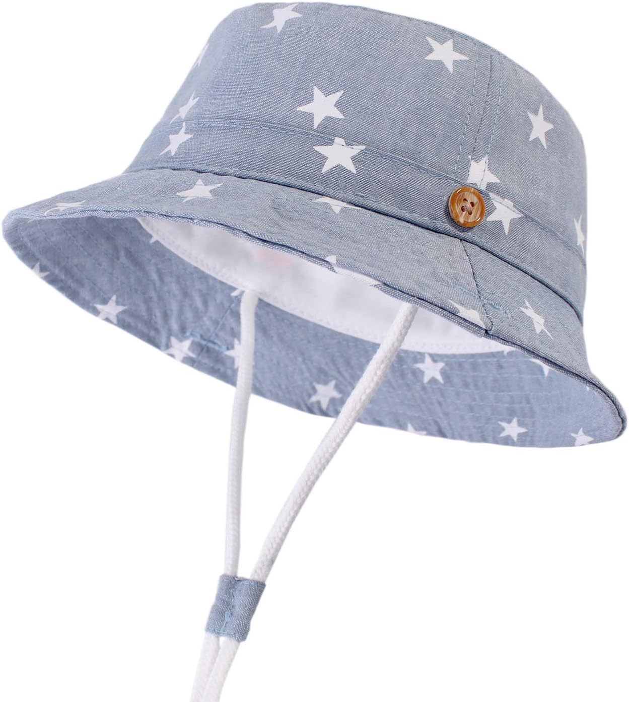 DRESHOW Unisexo Bebé Niña Niño Sombrero de Sol Verano Algodón Ajustable Pescador Gorra Protección de Sol Anti UV Para Exteriores/Natación/Playa/Piscina UPF 50+ — view 28
