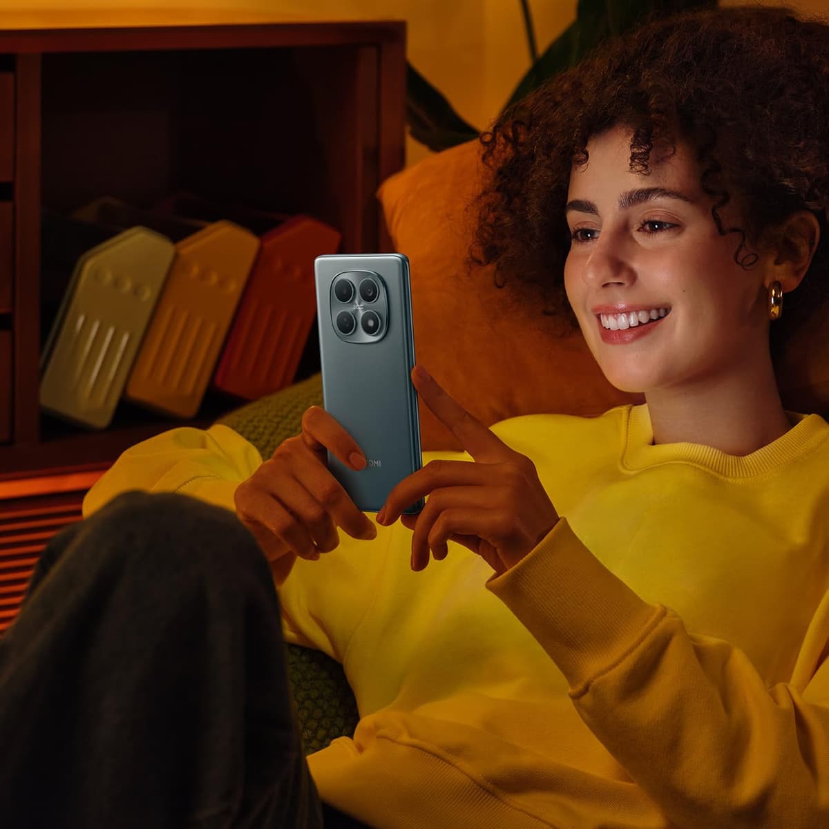 XIAOMI REDMI Note 15 - Smartphone de 8+256GB, Pantalla AMOLED FHD+ de 6,77", MediaTek Helio G100-Ultra, cámara de 108MP, batería de 6000 mAh, Cargador no Incluido, Azul Glaciar (Versión ES) — view 13