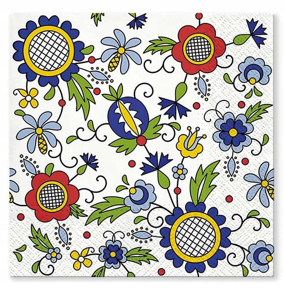 Tete a Tete 3Ply Pastel Flowery Tissue Paper Napkins Decoupage Serviettes 33cm x 33cm - Pack of 20 (Herbs in Pot) — view 2