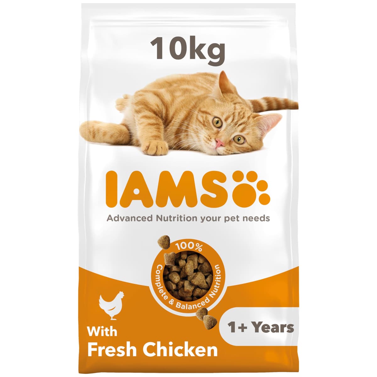 IAMS Adult Complete Dry Cat Food Chicken 3kg - Supports Strong Immune System — view 19