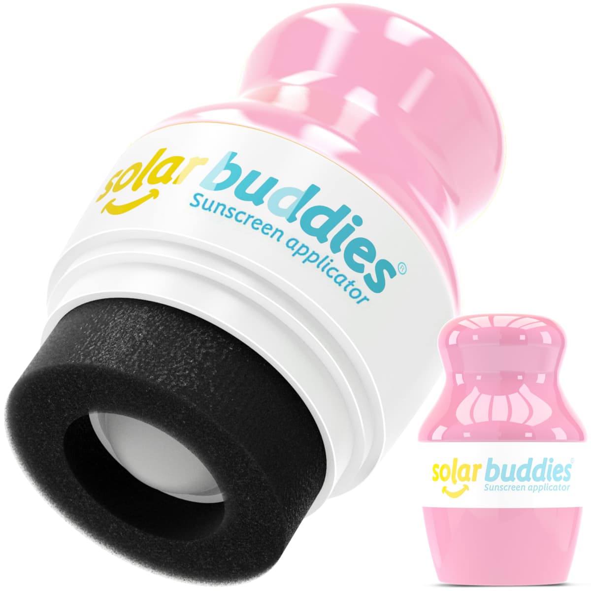 Solar Buddies Sunscreen Applicator - Single Pink - Refillable Roll on Sponge Sunscreen, Suncream & Lotion Applicator For Kids, Adults & Families - Holds 3.4fl oz, Perfect Size for Travel — view 8