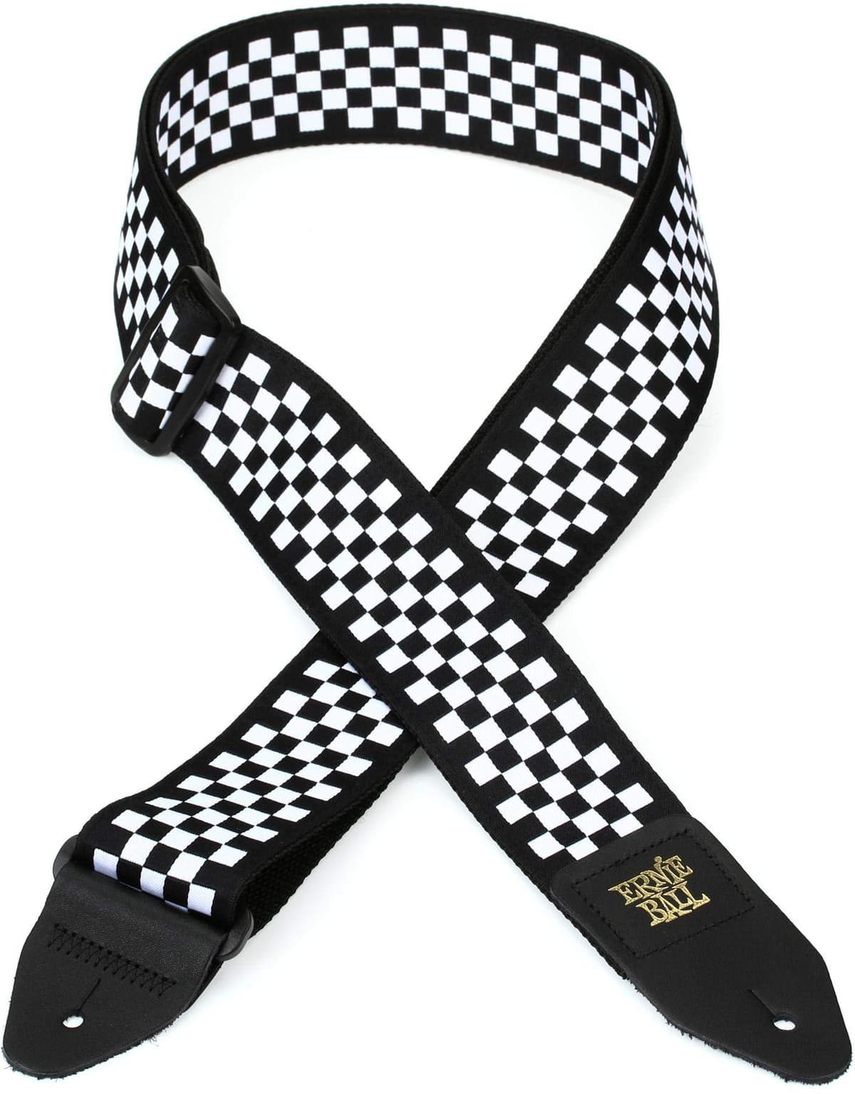 Ernie Ball - Correa para guitarra, Jacquard, diseño de Black Checkers — view 38