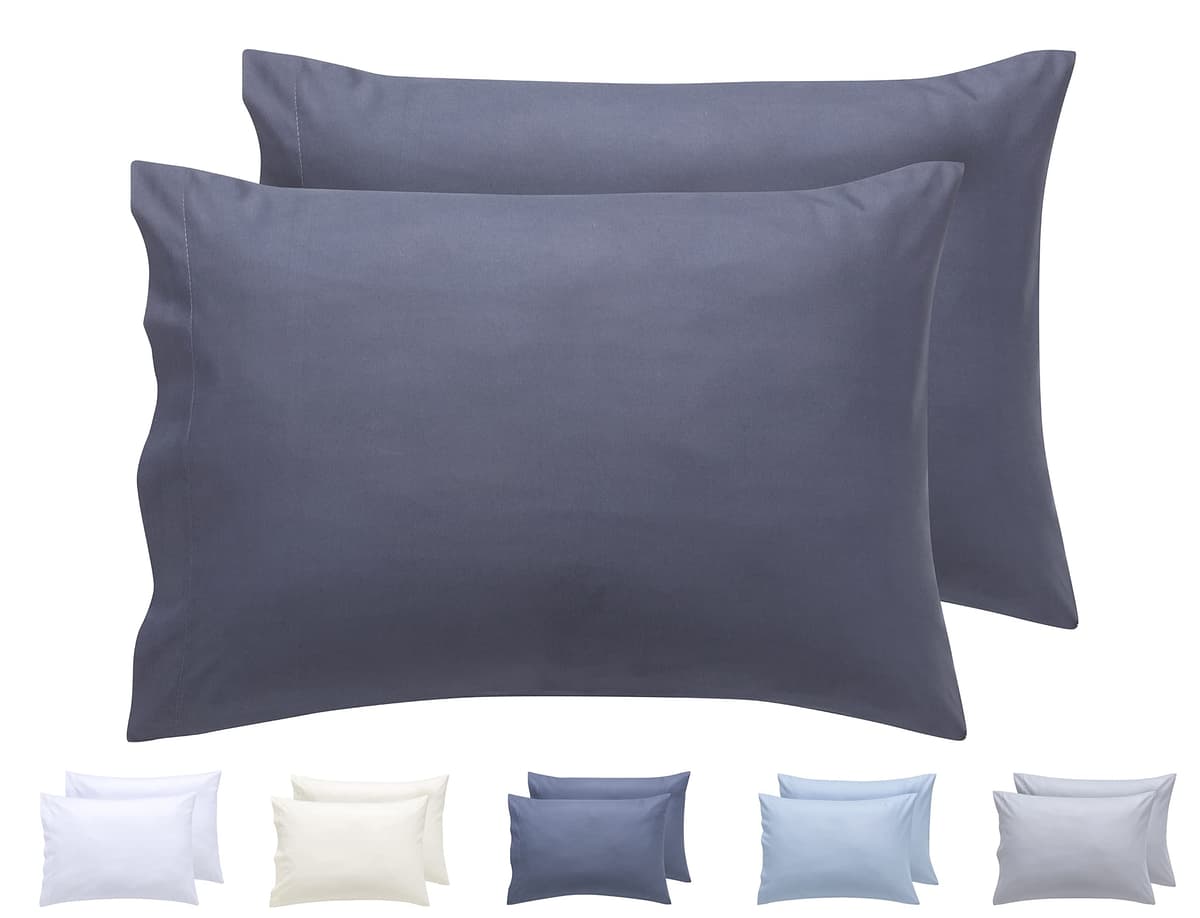 Todocama – Juego de 2 Fundas de Almohada, Microfibra Extra Suave, hipoalergénicas. Juego de 2-70x40 cm Blanco — view 27