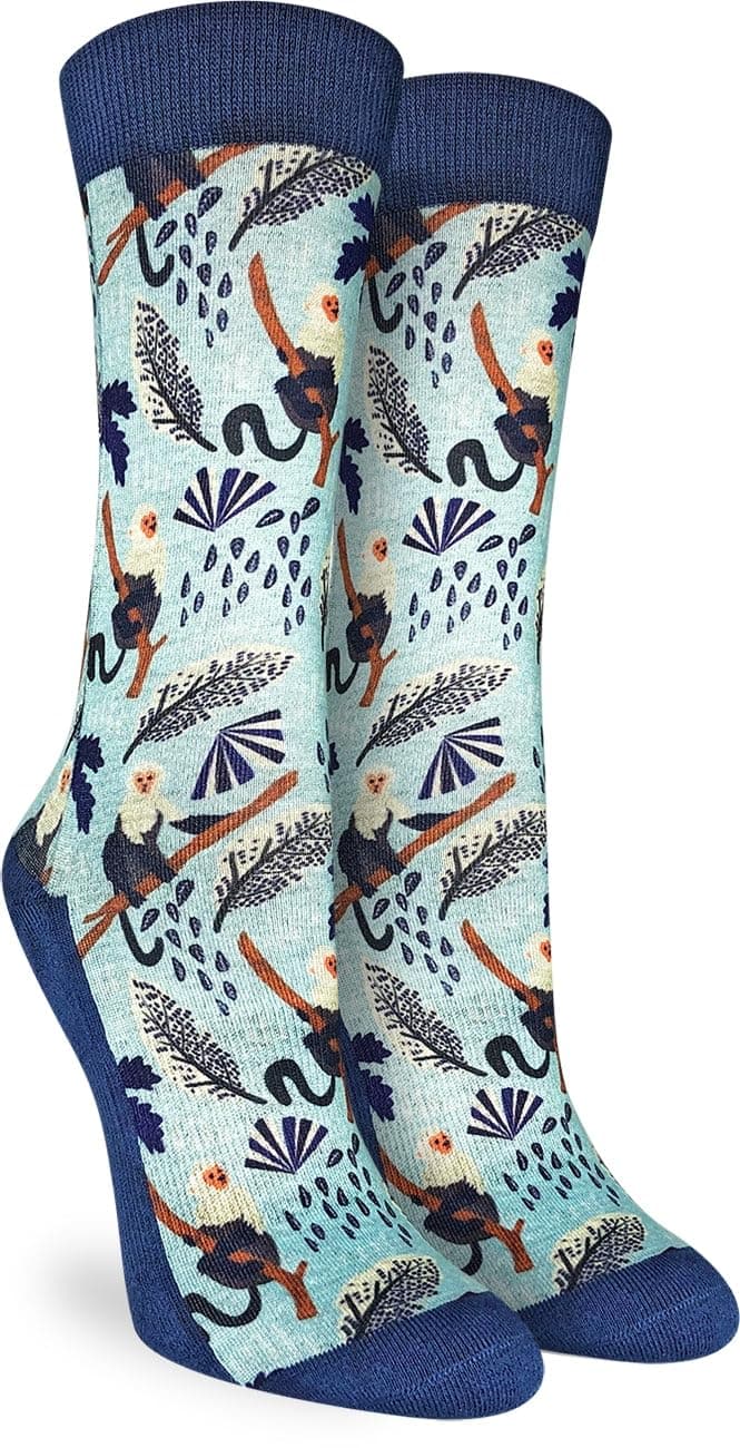 Good Luck Sock Women's Floral Dinosaurs Socks, Shoe Size 5-9 — view 208