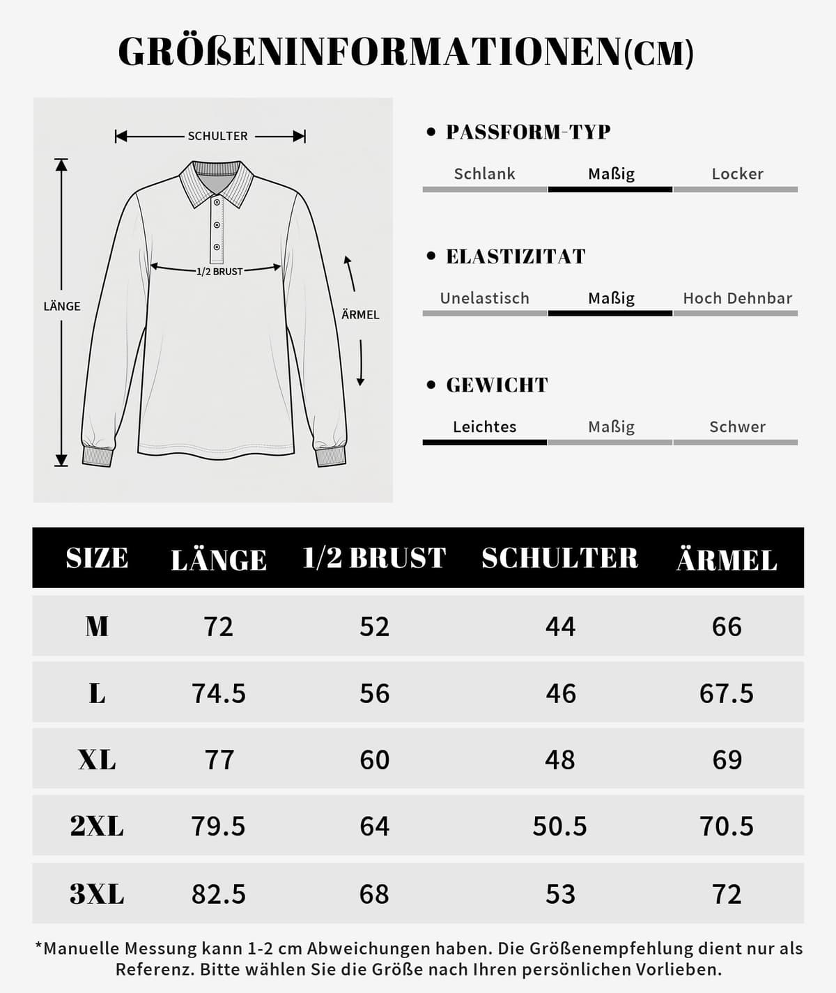 SwissWell Polo de Manga Larga para Hombre Camiseta Polo Transpirable para Golf, Ligera, para Deportes al Aire Libre y Estilo Casual — view 7