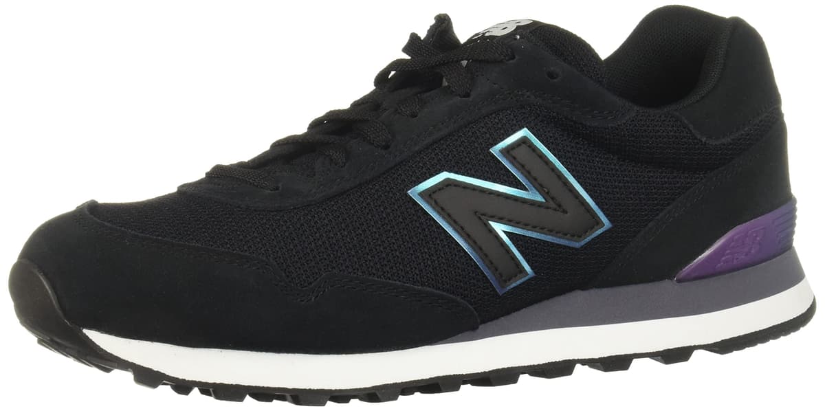 New Balance Women's 515 V1 Sneaker, Black/Prism Purple/Gold Rush, 6 M US — view 5