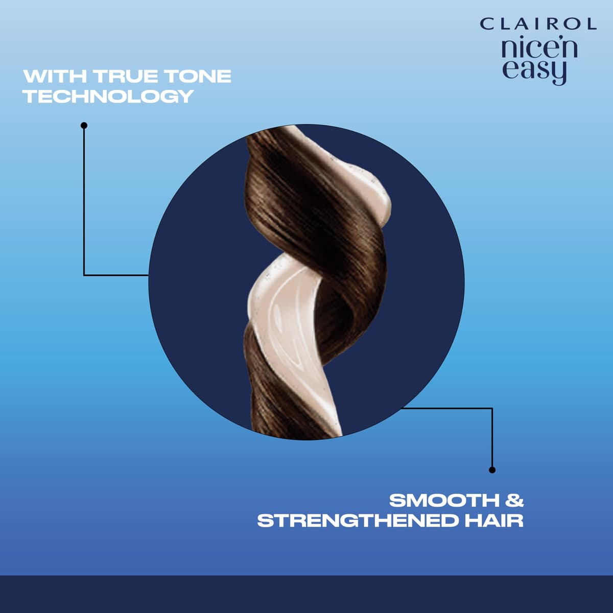 Clairol Nice'n Easy Crème, Natural Looking Oil Infused Permanent Hair Dye, 5A Medium Ash Brown — view 7